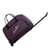 Bolsa de viaje de celebridad de internet estilo coreano bolsa con ruedas bolso de mano para mujer bolsa de equipaje de lona impermeable bolsa suave de almacenamiento para viaje de negocios de corta distancia para hombre