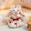 Solo Ropa de Muñeca/Ropa Hecha a Mano para Muñeca Conejo Jc Bonnie, Pijama, Vestido Mismo Estilo del Pequeño Libro Rojo, Conjunto para Muñeca de 32cm, Lindo