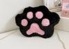 Outono e inverno Nova bolsa fofa de pelúcia bolsa infantil fofa de pata de urso bolsa pequena de pelúcia bolsa transversal com corrente bolsa feminina atacado