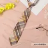 Mini Corbata para Mujer, Estilo Academia JK, Cuadros Perezosos Estilo Japonés, Unisex de Moda, Camisa Uniforme Corta sin Corbata, Pajarita, Ins de Estudiante
