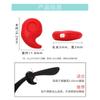 Coma - Funda de silicona antideslizante para gafas, gancho para la oreja, unisex, para deportes, fija, redonda, con clip para la oreja