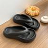 Chanclas de EVA de suela gruesa para exteriores de mujer, verano, nuevo estilo, famosas en Internet, antideslizantes, de playa, con pinza para el dedo, zapatillas de mierda para mujer