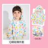 Chaquetas de Protección Solar de Verano para Niñas al por Mayor, Ropa Infantil de Moda de Algodón Puro Ligera con Capucha y Manga Larga para Aire Acondicionado