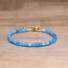 Pulsera Ajustable de Piedra Natural Tallada Estilo Bohemio Hecha a Mano con Cuentas Pulsera Tallada Ajustable Joyería Popular Europea y Americana Venta al por Mayor