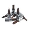 Cuadrado de 1/4 de pulgada 6.3 mm Dado para Destornillador Plano/Dado para Punta de Destornillador Plano/Cabeza de Destornillador Plano