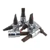 Cuadrado de 1/4 de pulgada 6.3 mm Dado para Destornillador Plano/Dado para Punta de Destornillador Plano/Cabeza de Destornillador Plano