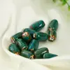Cuentas de Cerámica DIY Material Tejido a Mano Niñas Estudiantes Cuentas Sueltas Agujero Grande Forma Especial Cesta de Flores Cuentas Color Mixto Antiguo