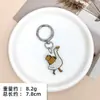 Chaveiro Divertido de Capivara para Homens e Mulheres, Pingente de Bolsa Decorativo de Acrílico Desenho Animado, Atacado em Estoque, Presente Decorativo, Transfronteiriço
