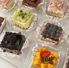 Empaque de Yogur Griego Caja de Postre de Yogur Sólido de Frutas de Moda para Llevar