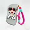 Estuche de Silicona para Gafas Nuevo Producto Transfronterizo Portátil Moda DIY Estuche Protector para Gafas de Sol Bolsa Colgante Bolsita para Gafas