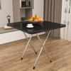 Mesa plegable, mesa de comedor sencilla, mesa de estudio, mesa pequeña, mesa de dormitorio para estudiantes, mesa portátil multifunción