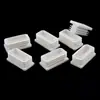 20*40 Tubo de Ferro Oco Cabeça Plug Interno de Tubo de Aço Inoxidável Plug de Tubo de Plástico Base de Pé para Mesa e Cadeira Cabeça Plug para Prateleira de Tubo Quadrado