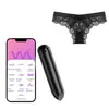 Control Remoto Inalámbrico de 10 Frecuencias Bala para Mujeres, Calzones de Encaje, Masturbador Av Recargable, Juguete Sexual