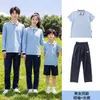 Conjunto Esportivo de Verão Likelong Haikou City Uniforme Escolar Unificado Algodão Manga Curta Unissex para Alunos do Ensino Fundamental e Médio