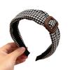 Accesorios para el Cabello para Mujer, Gama Alta, Moderno, Diadema Cuadros Retro, Diadema Alta, Nueva Diadema de Gama Alta 2025