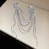 Moda Europea y Americana Exquisito Broche de Borla Multicapa de Pedrería, Pin de Estilo Minimalista Único, Accesorio de Pecho de Lujo Ligero de Gama Alta al por Mayor