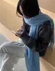 Cachecol arco-íris para mulheres, nova coleção outono/inverno 2025, estilo de alta qualidade, cria uma atmosfera elegante, xadrez de caxemira sintética, espessado para aquecimento, xale