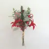 Amazon Más Vendido Transfronterizo Flor de Navidad Bola Electrochapada Ramo Navideño