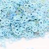 Accesorios hechos a mano para bricolaje, lentejuelas redondas de 5 mm para decoración de uñas, material de relleno de láminas láser de limo de barro de cristal