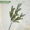 Decoración de Navidad diseño de escena decoración de escritorio Rama de Cedro simulación PVC decoración de bonsái enchufe decoración de barra