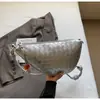 Bolsa com Padrão Trançado para Mulheres 2026 Nova Bolsa de Ombro/Axila de Nicho Bolsa Transversal Fashionável Versátil Bolsa de Selim de Alta Qualidade