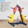 Rack de Armazenamento para Anilhas de Barra para Uso Doméstico, Rack Suspenso para Anilhas de Halteres, Armazenamento de Barras de Halterofilismo, Rack de Equipamentos