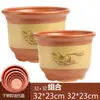 Vaso de flor cerâmica preço especial extra grande atacado vaso para orquídea argila roxa de chão terracota cerâmica grossa