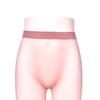 Meia-calça Feminina Veludo Cor Contrastante Borda Estreita Gancho Profundo Seda Transparente Ultra-fina Sexy Tentação plus size