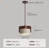 Estilo de música estética bambu-junta mármore natural lustre de sala de jantar, mesa de jantar, balcão de bar, sala de chá Zen, escritório, luminária longa de escritório