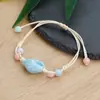 Jingdezhen Nuevo Versátil Dulce Uso Diario Pulseras de Cerámica con Cuentas Estilo Juvenil Serie Oceánica Pulseras con Cuentas Pulseras al por Mayor
