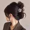 Elegante Pinza de Tiburón Estilo Retro 2026 con Lazo, Accesorio para el Cabello Fino, Pinza Negra de Tamaño Mediano