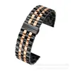 Para Huawei watchGT Series Nova Pulseira de Aço Inoxidável com Cinco Contas Pulseira Inteligente Adaptada para Pulseira Apple Samsung