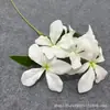 6 Cabeças de Orquídea Chama Flores Artificiais, Linhas de Lírio, Flores Decorativas, Arranjos de Flores, Arranjos de Flores para Parede de Flores, Flores Artificiais para Decoração de Hotel e Casa