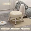 Taburete pequeño de acrílico silencioso para niños pequeños con rueda universal, taburete bajo con polea para silla pequeña famosa en Internet, hermoso taburete de costura