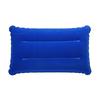 Almohada Inflable de Flocado de PVC para Viaje al Aire Libre, Almohada Lumbar, Estilo Camping, Cojín Portátil, Almacenamiento Portátil