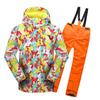 Traje de esquí infantil Phoebe Elephant, chaqueta cálida, impermeable y gruesa para exteriores, comercio electrónico transfronterizo para niños y niñas.