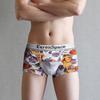 Calça Masculina Simples Confortável Macia Seda Gelada Tamanho Grande Solta de Baixo Curta Quatro Cantos Respirável Roupa Íntima Sem Costura