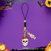 Pingente Caveira de Halloween Transfronteiriço Fantasma de Terror Bolsa de Abóbora Chaveiro de Metal Pingente Evento Pequeno Presente