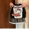 Conjunto de Moda Otoñal para Niñas 2026: Conjunto de Dos Piezas de Moda para Bebé Niña: Top de Bloques de Color de Manga Larga y Pantalones de Pierna Ancha con Estampado de Leopardo para Primavera-Otoño