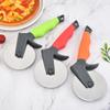 Gadget de cocina para el hogar de acero inoxidable de una sola cabeza con rodillo, cuchillo para pizza, dispensador de panqueques y pasteles, en stock de fábrica, comercio exterior, venta al por mayor