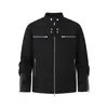 Chaqueta funcional corta de alta gama para hombre, primavera/otoño 2026, chaqueta de corte holgado con cuello alto, top moderno y elegante estilo coreano