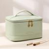 2026 Nuevo Modelo Bolso de Maquillaje para Mujer de Aspecto Elegante, Bolso Cuadrado Portátil de PU para Almacenamiento de Cosméticos, Neceser de Viaje de Gran Capacidad