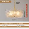 Estilo Creme Moderno Simples Espectro Completo Lustre Sala de Estar Francesa Lâmpada de Luxo Leve Design Quarto Teto Lâmpada Nova