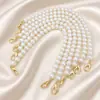 Venta al por mayor de fábrica cadena de perlas brillantes para bolso, cadena de perlas para teléfono móvil, todo tipo de regalos, accesorios que combinan con todo, Cadena de Perlas