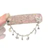 Horquilla de Moda Retro Estilo Coreano con Mariposa de Pedrería y Borla para Mujer, Dulce Clip para Flequillo Lateral Accesorio para el Cabello