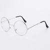 Gafas redondas de lente plana tipo retro estilo coreano para estudiante con graduación miopía gafas femeninas de lente plana sin graduación gafas femeninas
