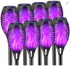 Lámpara de Llama 12LED Lámpara Solar para Calle Lámpara de Llama Antorcha Decorativa para Exterior Patio Lámpara de Suelo Dinámica Artificial