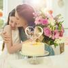 Decoración de Pastel de Madera Estilo Ins Transfronterizo Día de la Madre Horneado Plug-In Plug-In para Pastel de Cumpleaños de Mamá