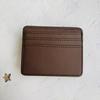 Soporte para tarjetas de múltiples ranuras de venta caliente transfronterizo, unisex, soporte para tarjetas de cuero PU compacto y exquisito, soporte para tarjetas versátil al por mayor listo para usar