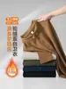 Suministro transfronterizo exclusivo: Sudadera casual de moda para hombre Klesier de lana de camello de 300 gramos, con media cremallera, versátil, color liso
